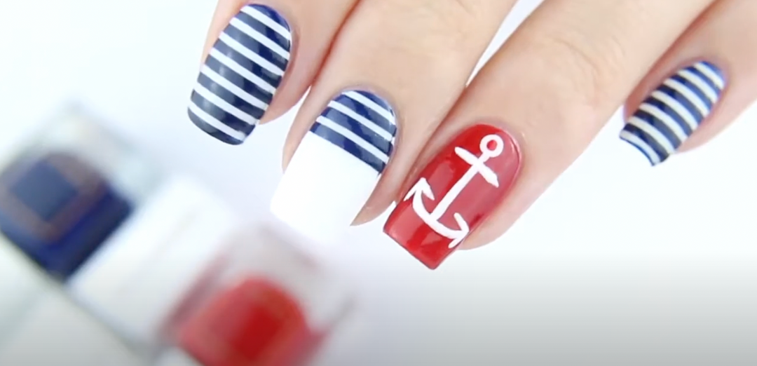 Marine Nageldesign Tutorial