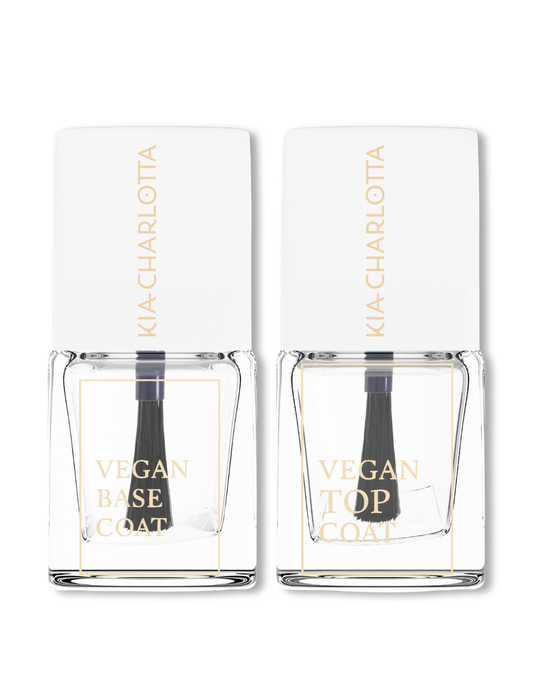 Kia Charlotta Perfect Base Coat Top Coat vegane Naturkosmetik – veganer, tierversuchsfreier Überlack, Unterlack