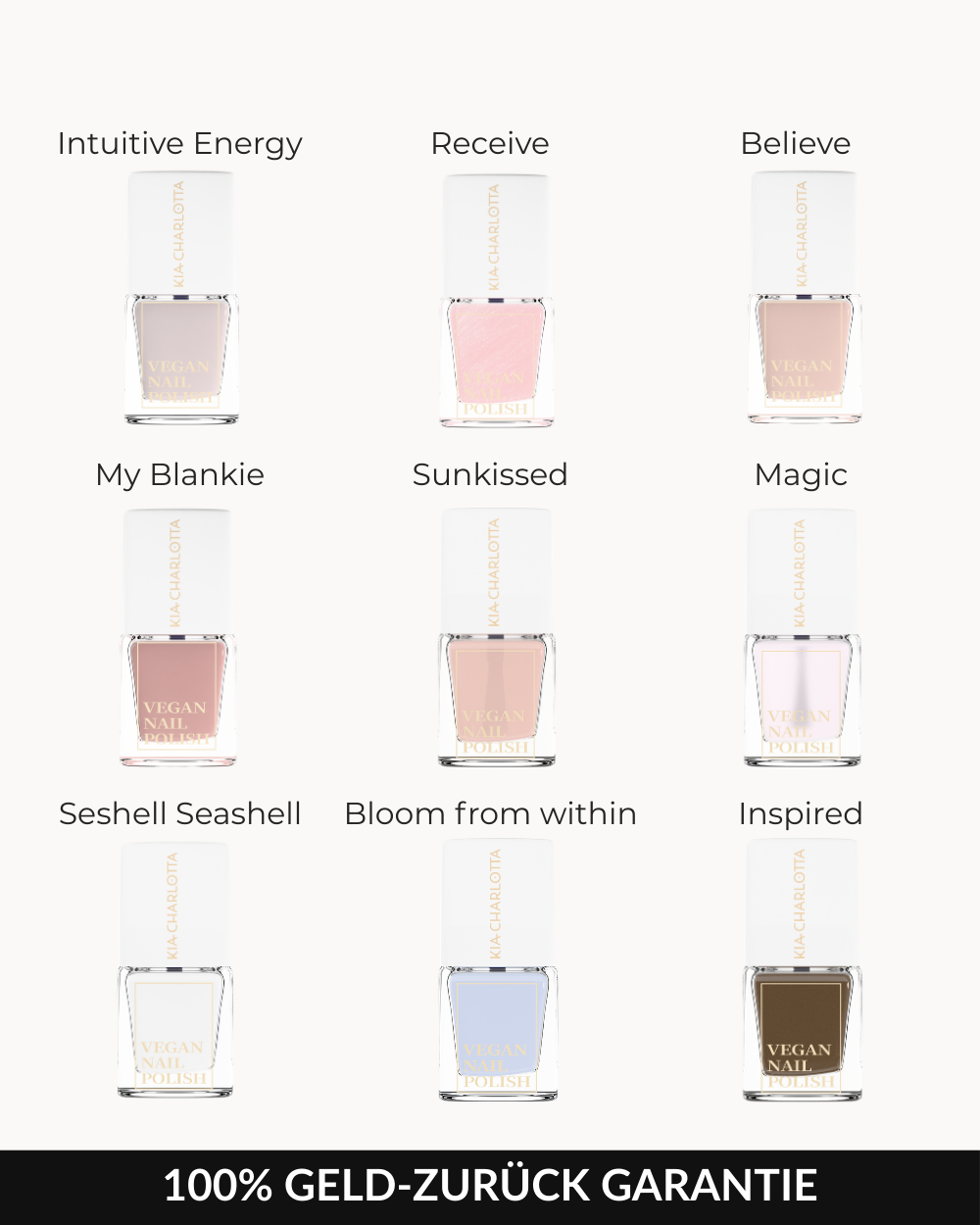 Nagellack-Routine Set von Kia Charlotta