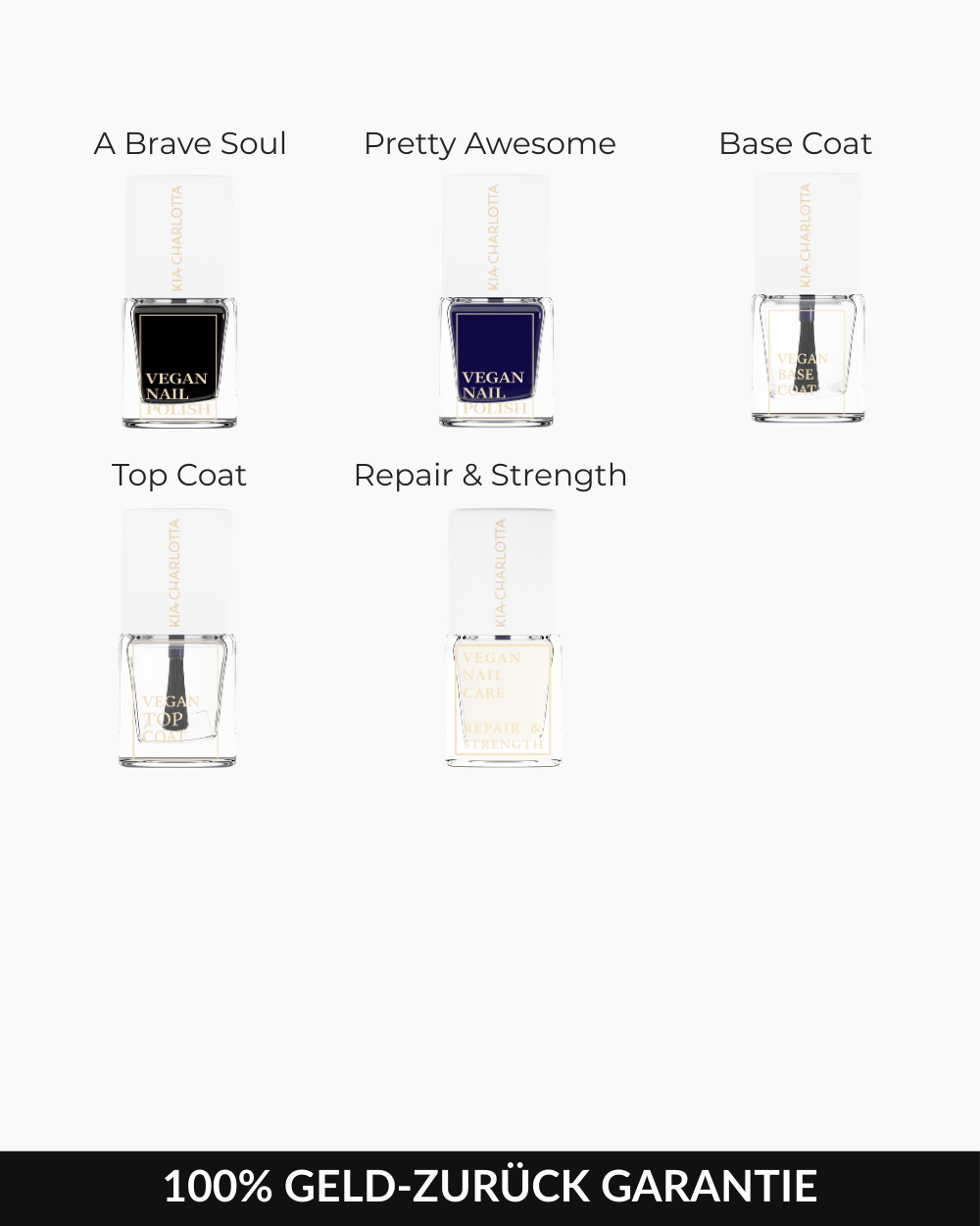 Nagellack-Routine Set von Kia Charlotta