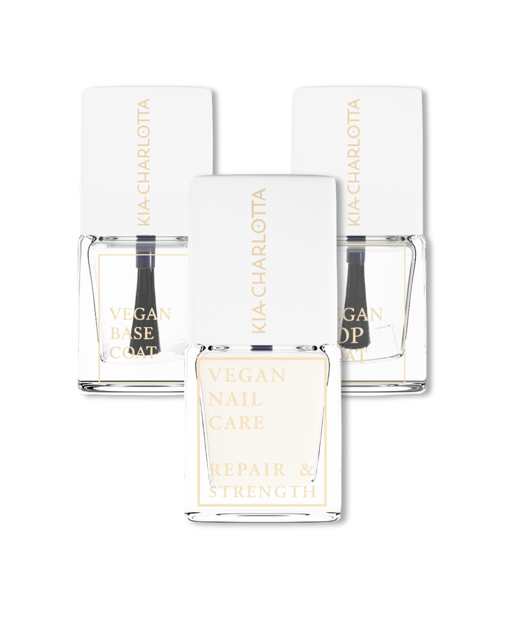 Kia Charlotta veganer Base Coat Top Coat – nachhaltiger Unterlack für stärkere, gesunde Nägel