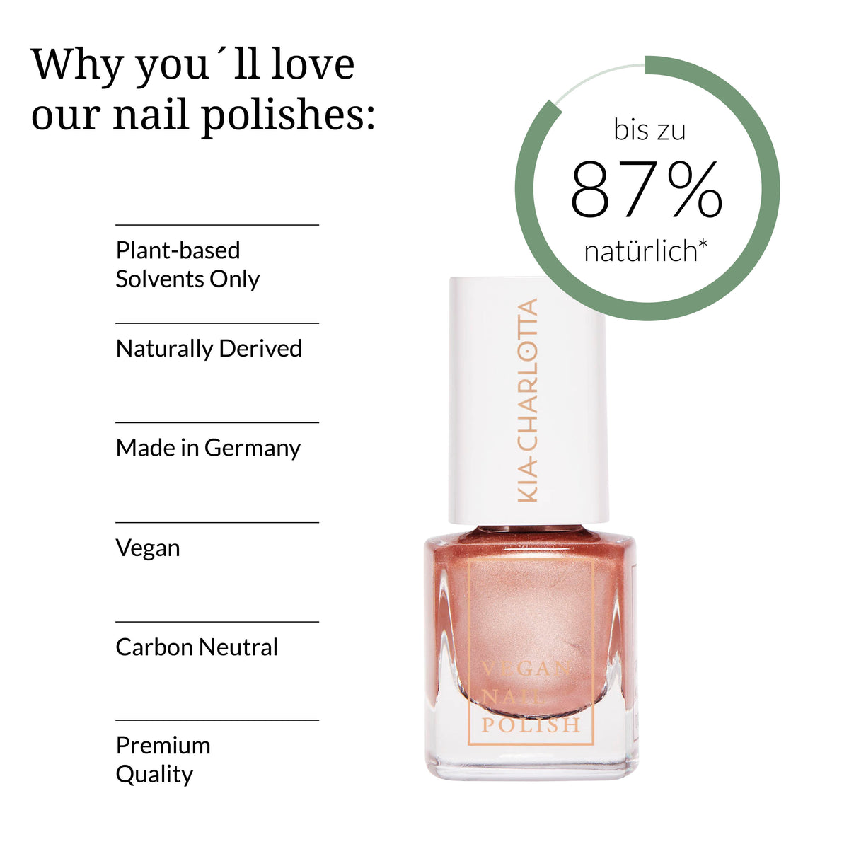 Nagellack Sun-Kissed – Farbe am Nagel, vegan